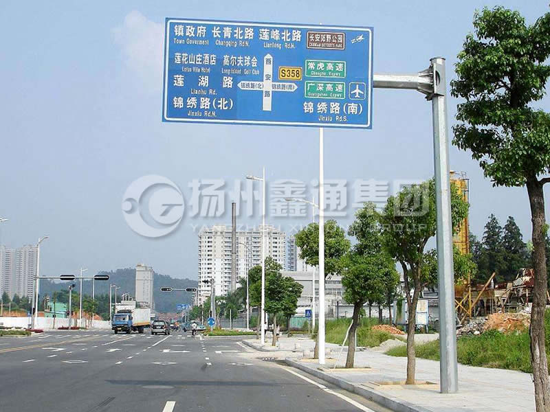 BZG-008，交通標志桿，八棱交通標志桿