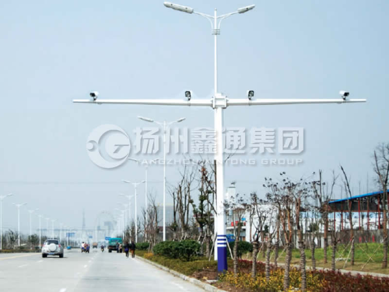 DJG-004，電子警察桿，T型八棱電警桿