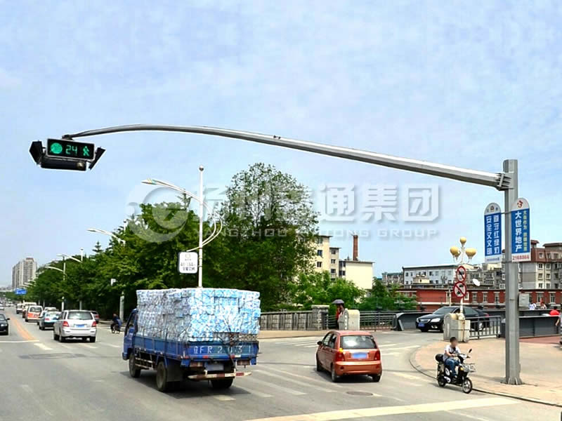 XHDG-048，吊籠式信號燈桿，吉林信號燈桿